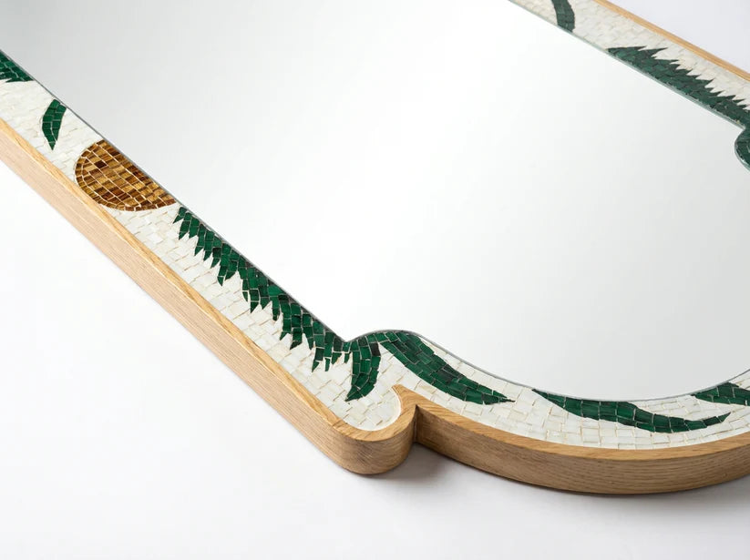 Lotus Mosaic Mirror