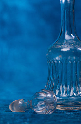 Modernist Hand-Blown Glass Decanter Modernist Hand-Blown Glass Decanter