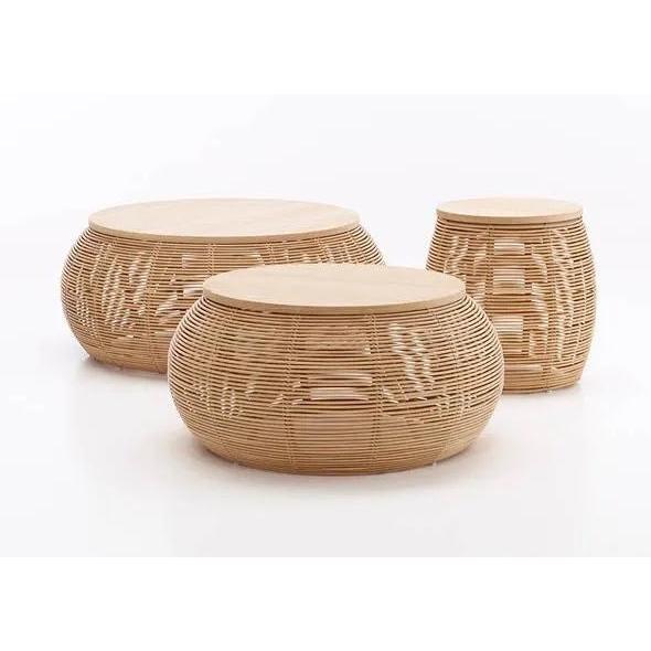 round-bamboo-tables