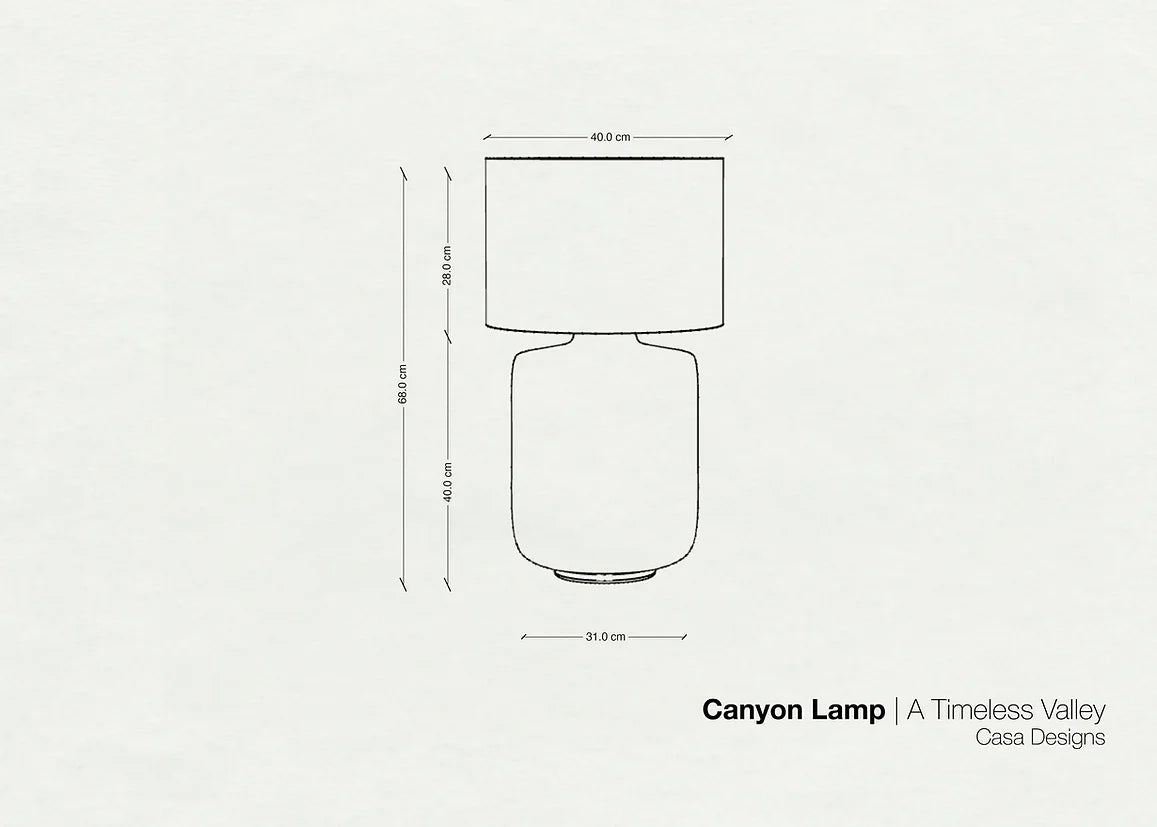 Canyon Lamp