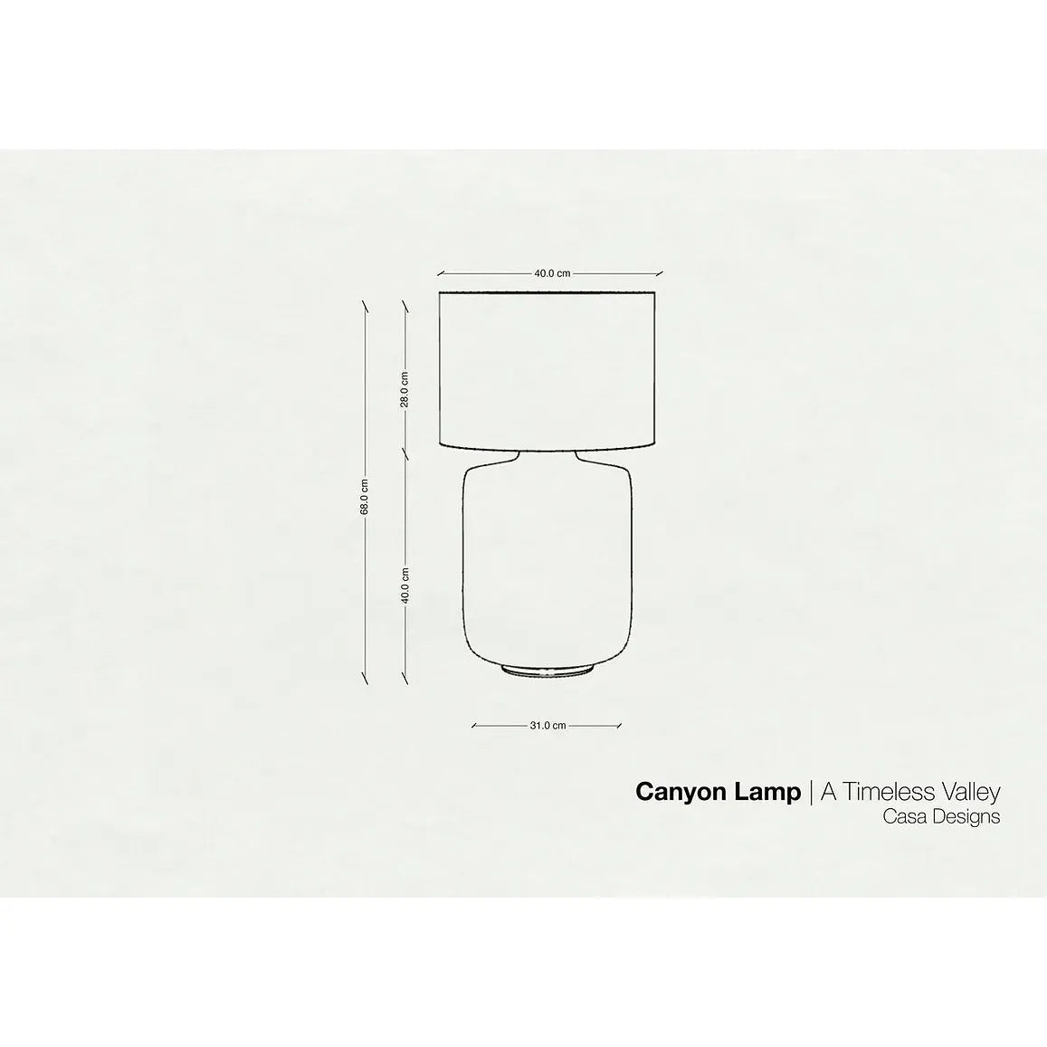 Canyon Lamp