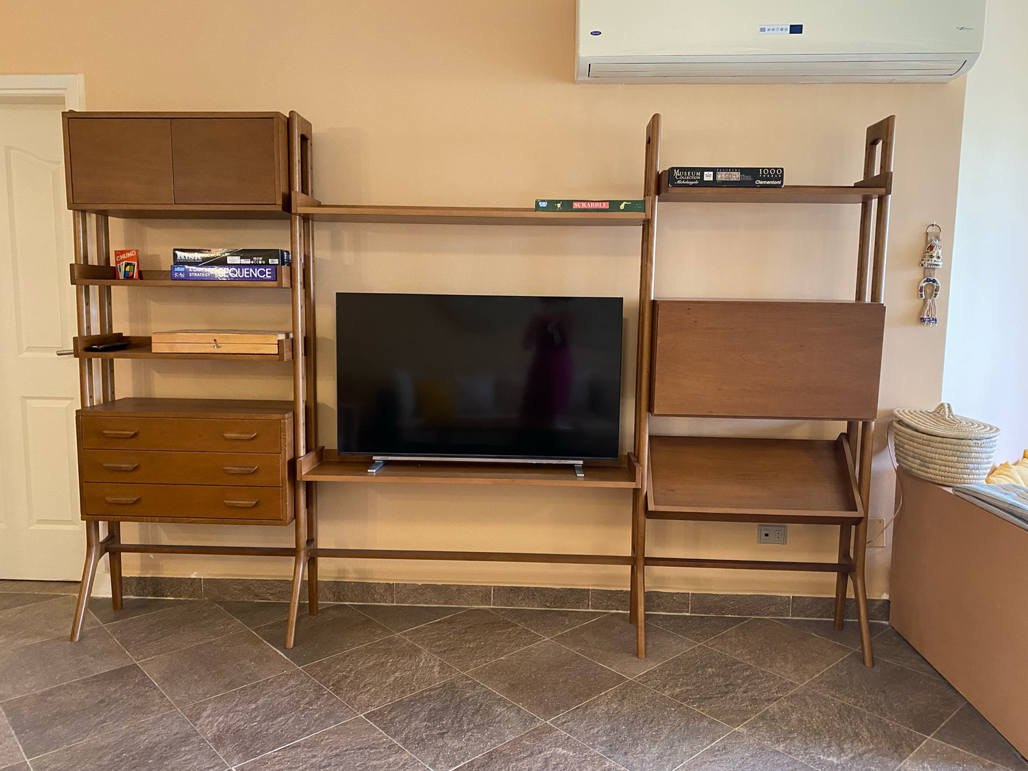 LEVANDE - Midcentury Modern Bookcase / Bookshelf