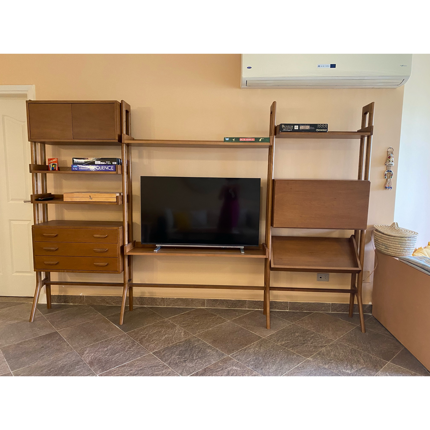 LEVANDE - Midcentury Modern Bookcase / Bookshelf