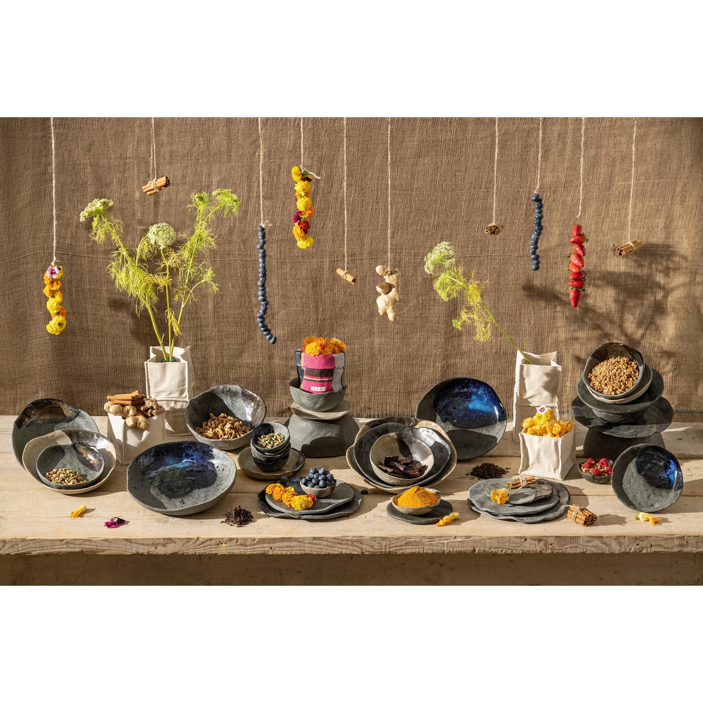 Yoga Charcoal Honey Deep Plate