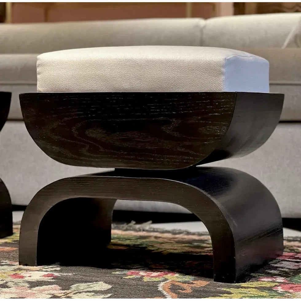 Black Oak Ottoman