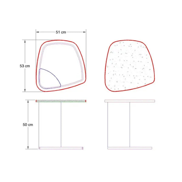 L-Shape Curve (Greek Calacatta Blanco Marble)