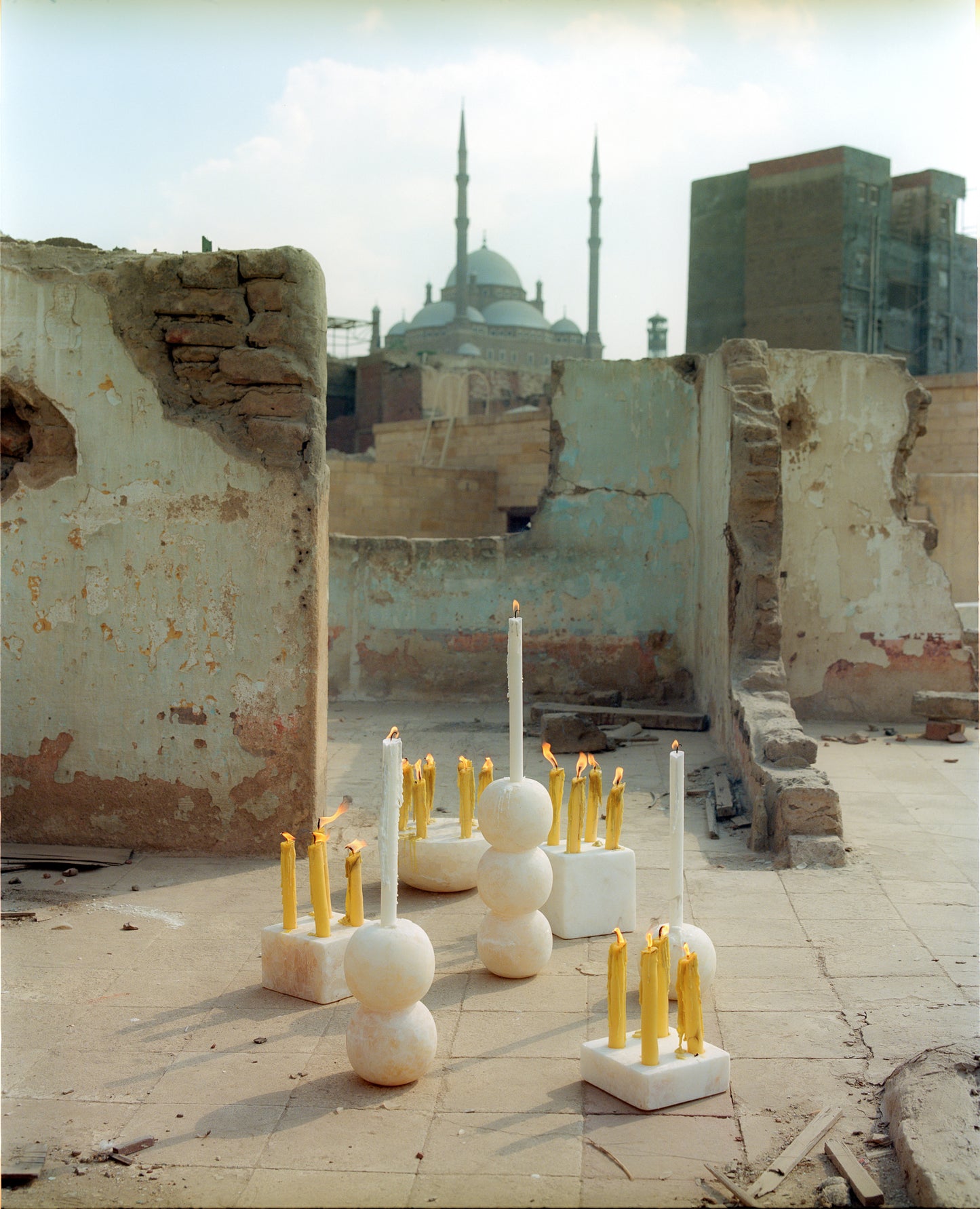 Brick Candelabara