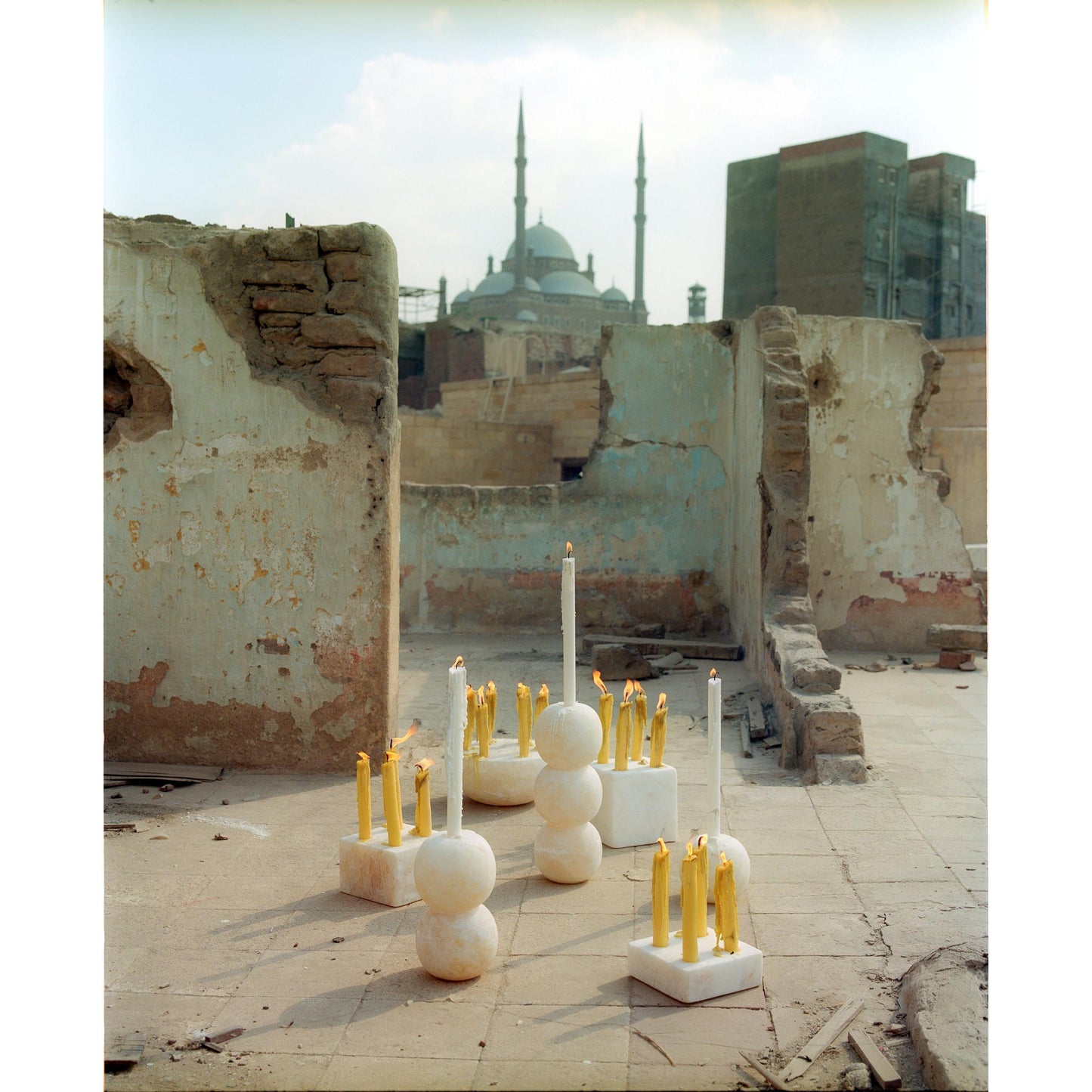 Brick Candelabara