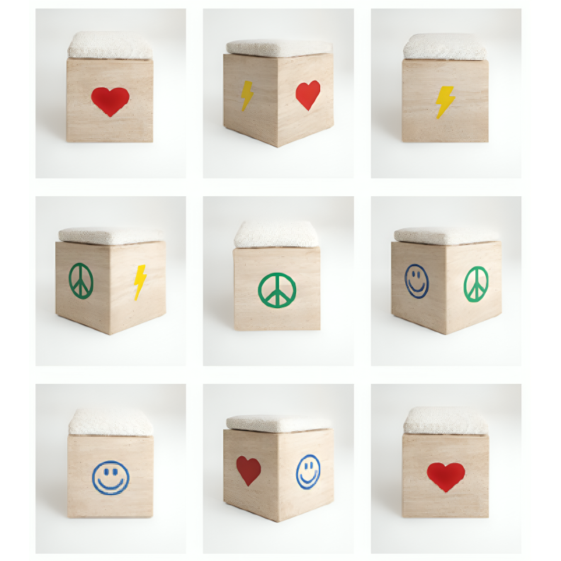 Happy Dice Stool