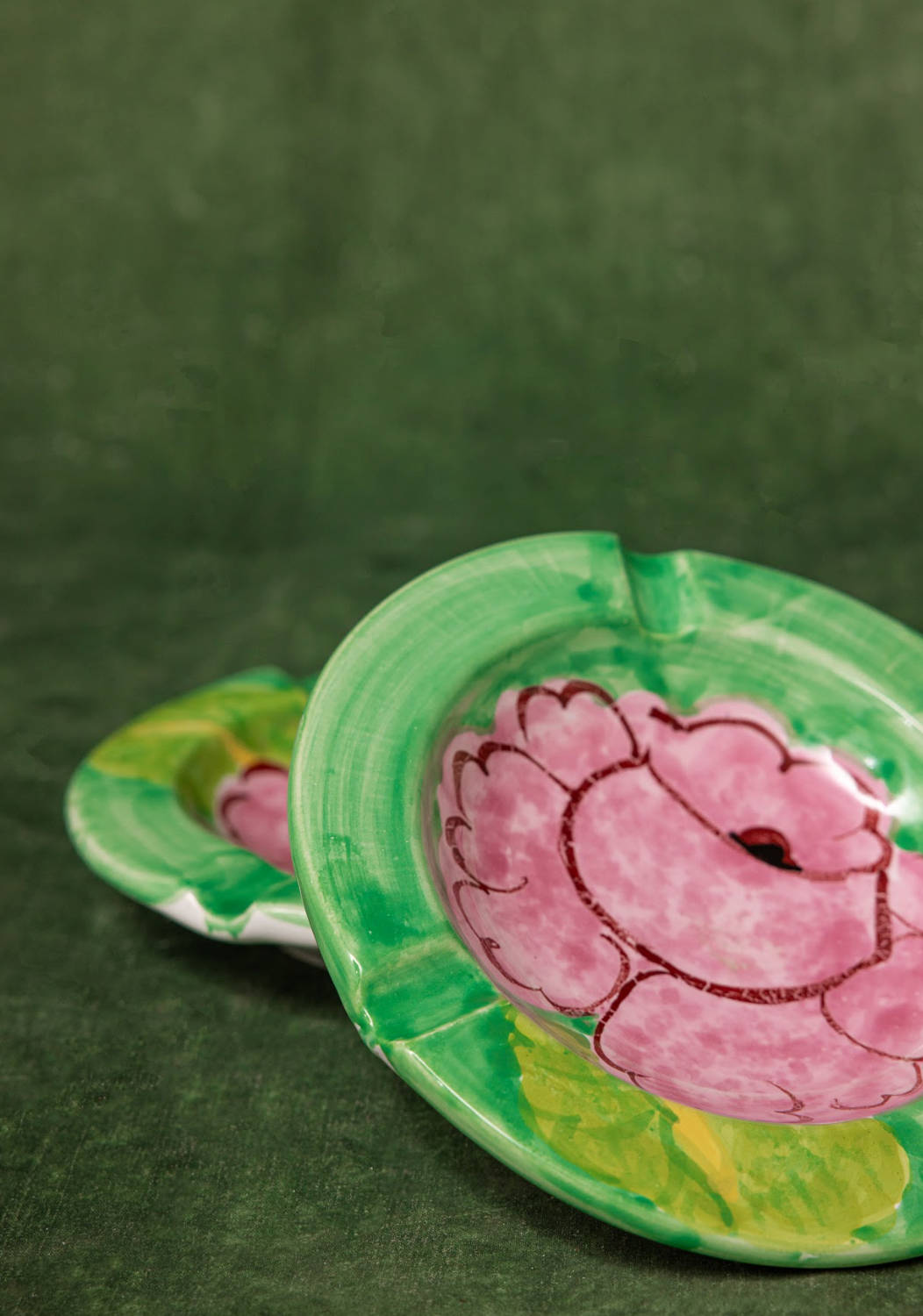Pair of Bellini Pottery Ashtrays