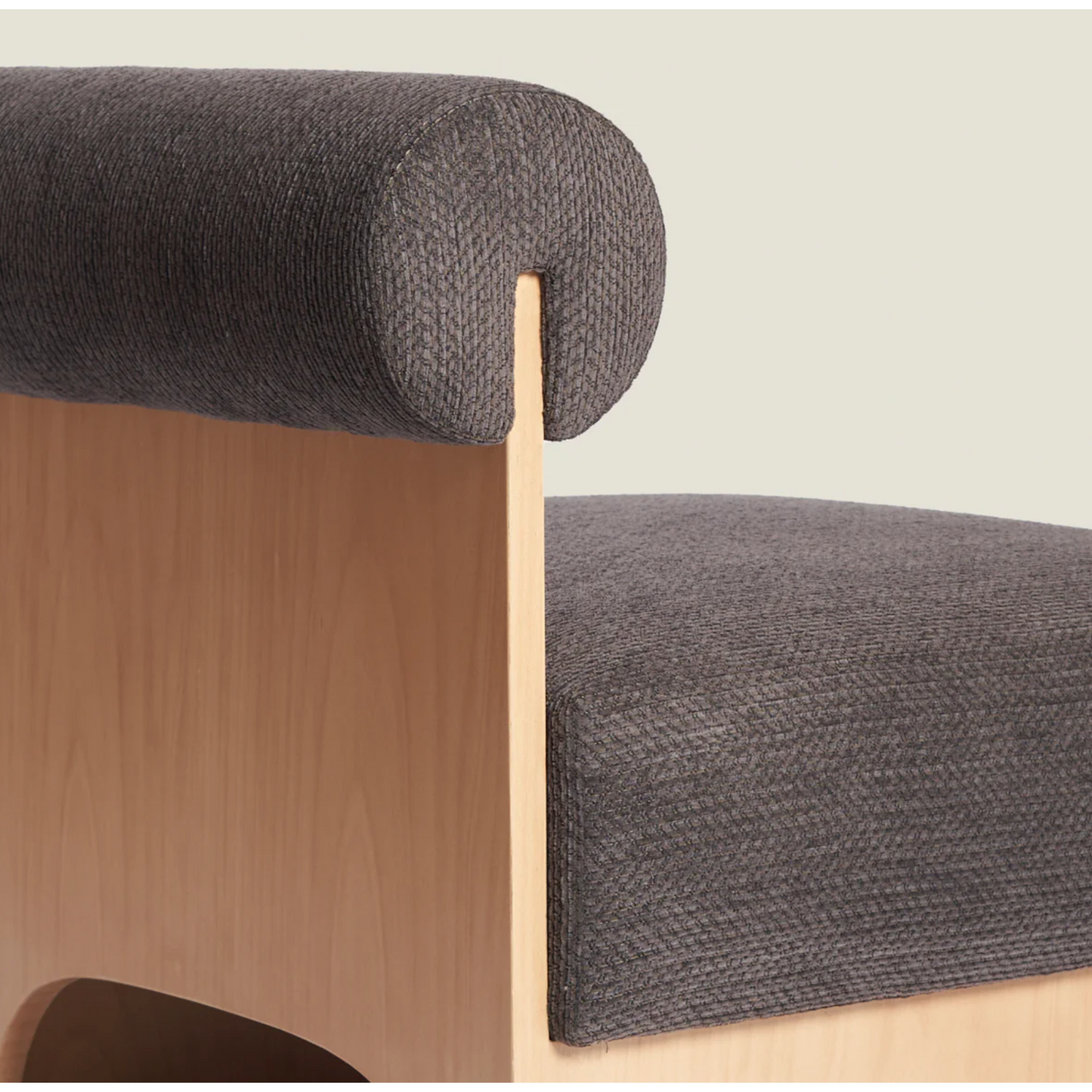 Marcella in Grey - Statement Chair