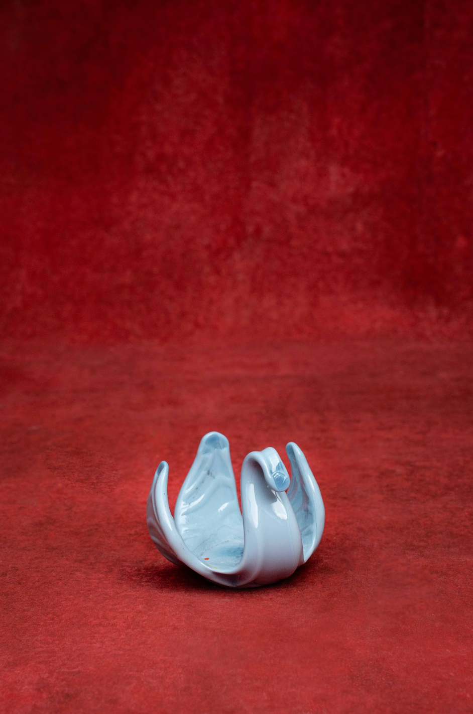 Gerold Porcelain Bavaria Spread-winged White Dove Ashtray
