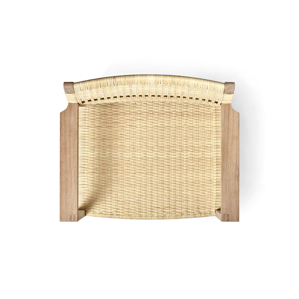 Cane Wicker Chair by Borge Mogensen
