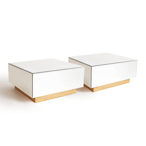 Mirrored Coffee Table Blocks Mirrored Coffee Table Blocks