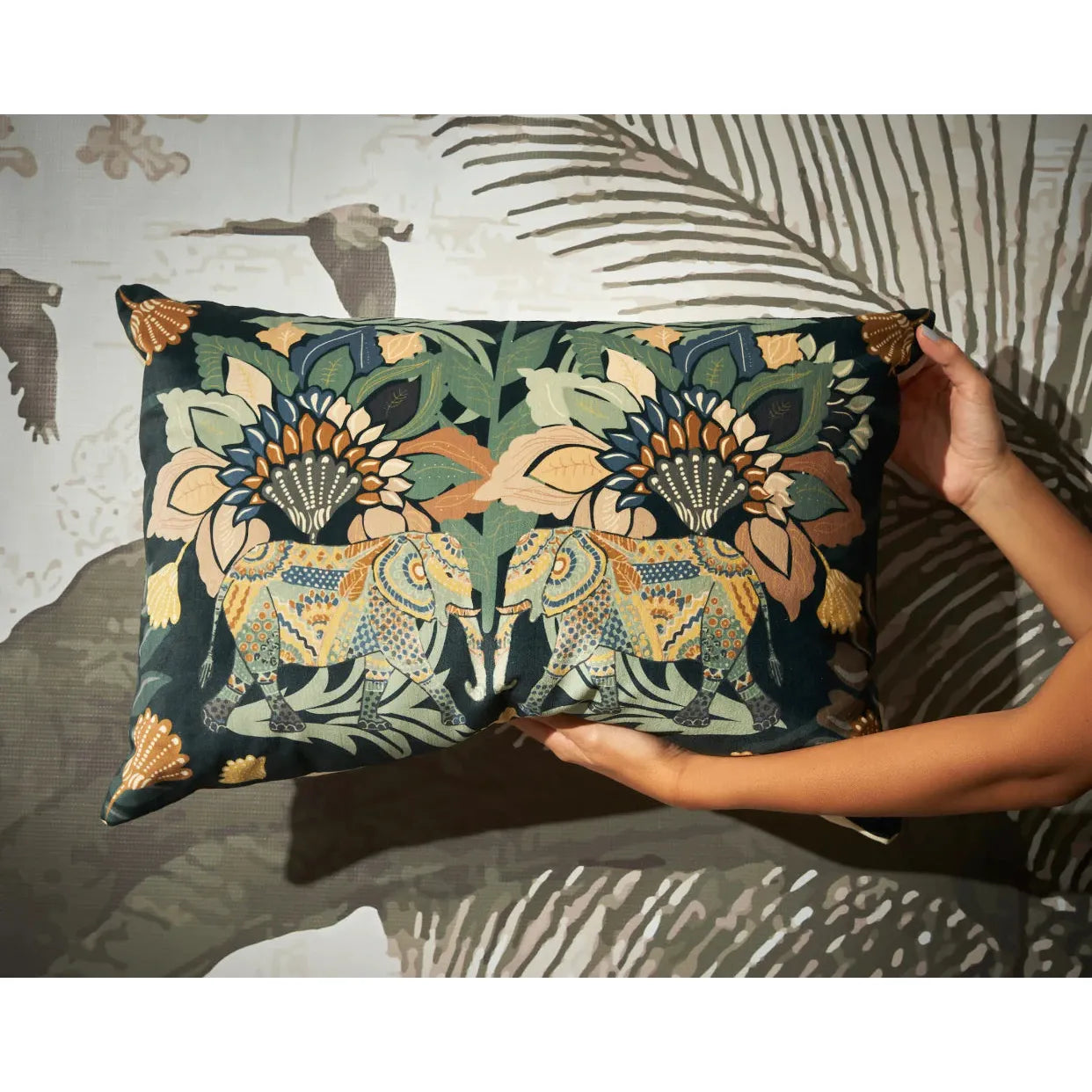 Tusker - Velvet Cushion