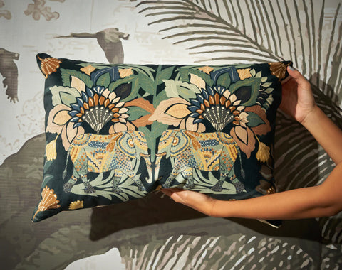 Tusker - Velvet Cushion Tusker - Velvet Cushion