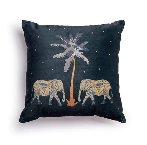 Elephant's Palm - Velvet Cushion Elephant's Palm - Velvet Cushion