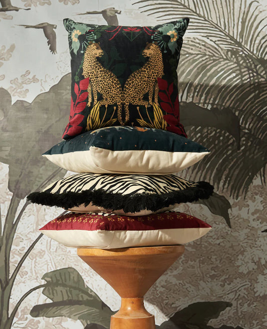 Cub Velvet Decorative Cushion
