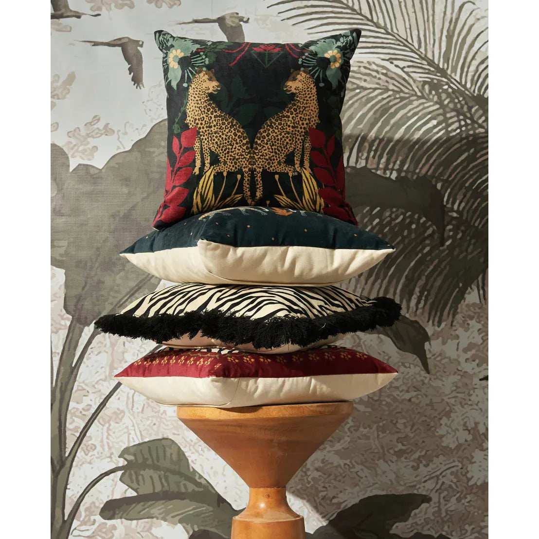 Cub Velvet Decorative Cushion
