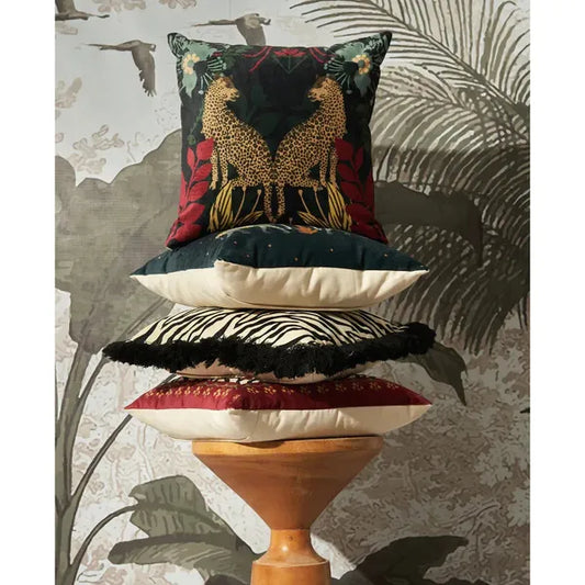 Cub Velvet Decorative Cushion