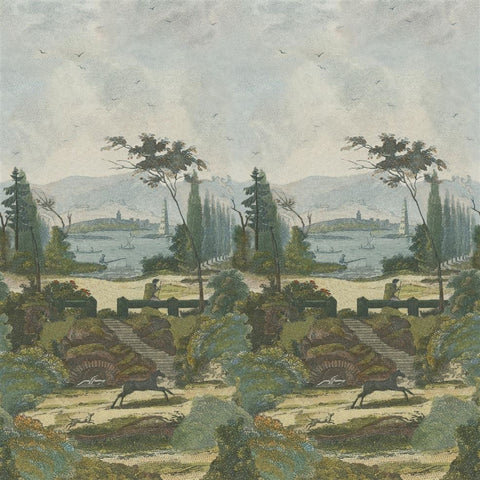 John Derian Pastoral Scene 2 Sky - Design Emporium- The Mob Collective John Derian Pastoral Scene 2 Sky - Design Emporium- The Mob Collective
