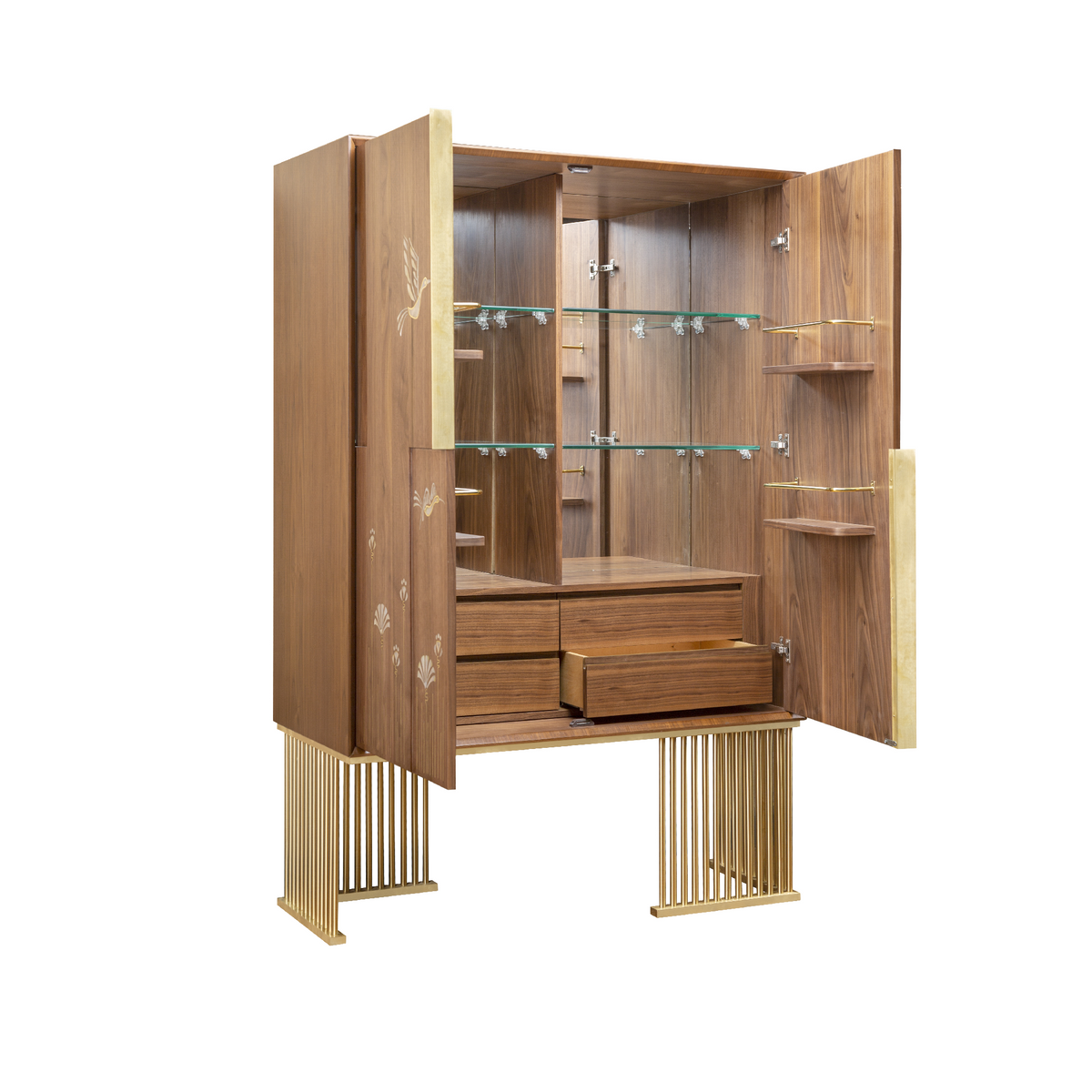 Pearly Ibis Cabinet - Shewekar- The Mob Collective