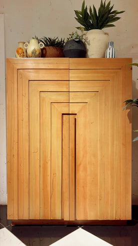Mid Century Temple Cabinet - THE SPRING PROJECT- The Mob Collective Mid Century Temple Cabinet - THE SPRING PROJECT- The Mob Collective