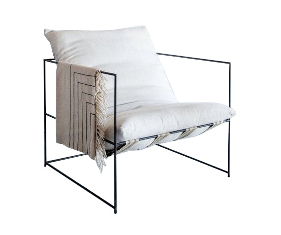Cozy Cushion & Ropes Chair - MAISON KA- The Mob Collective Cozy Cushion & Ropes Chair - MAISON KA- The Mob Collective