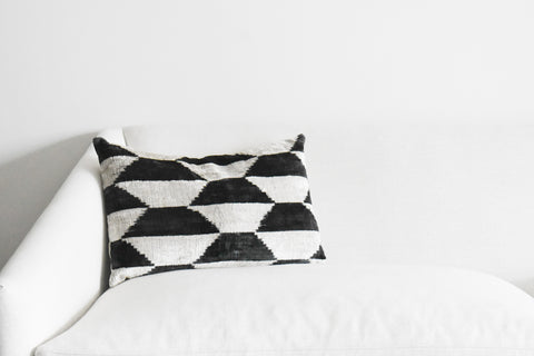 Checkered Cushion - Maison Turk- The Mob Collective Checkered Cushion - Maison Turk- The Mob Collective