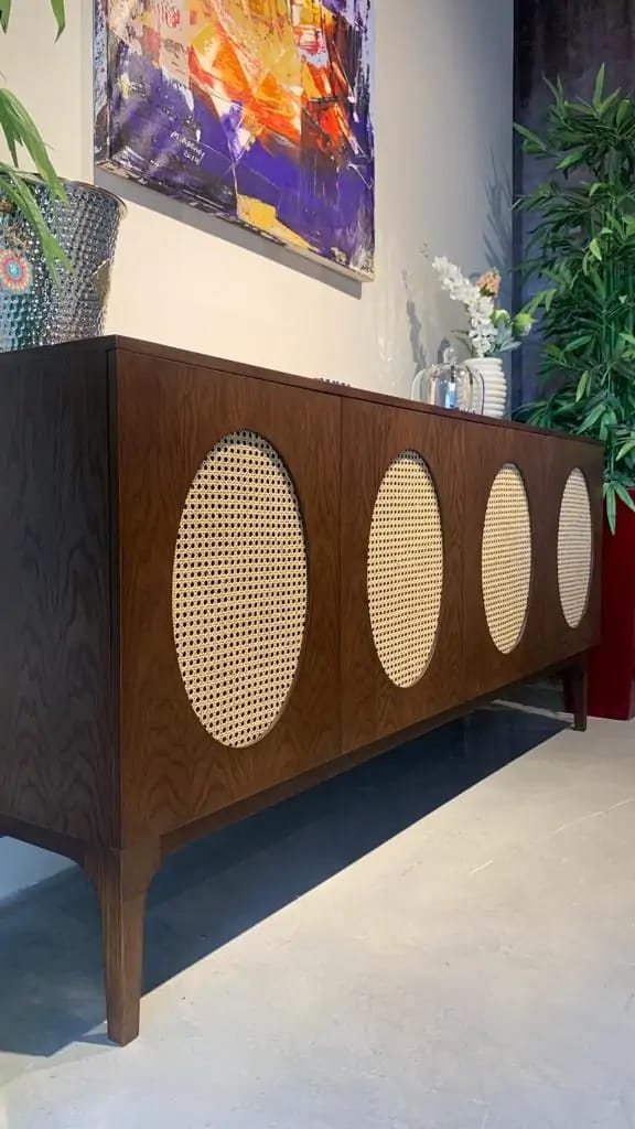 Oval Cane Buffet - EKLEGO- The Mob Collective