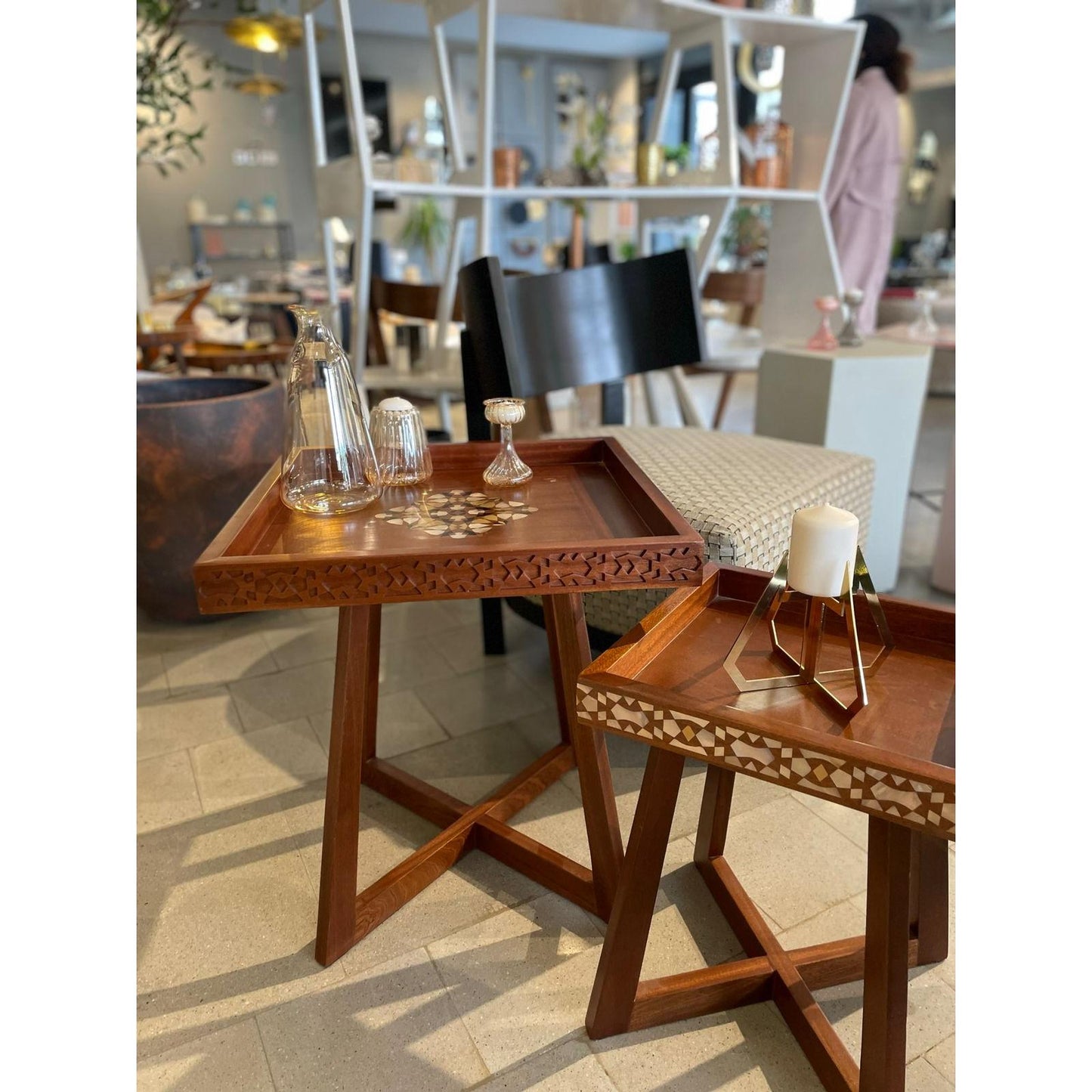 Qijmas Side Table - NAIA Designs- The Mob Collective