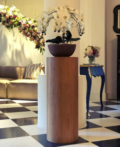 Pine Wood Plinth - THE SPRING PROJECT- The Mob Collective Pine Wood Plinth - THE SPRING PROJECT- The Mob Collective