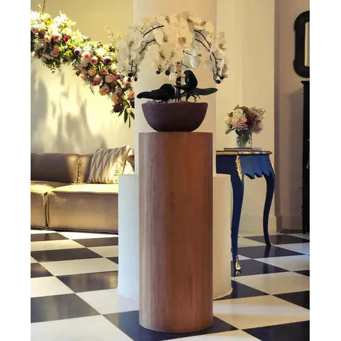 Pine Wood Plinth - THE SPRING PROJECT- The Mob Collective