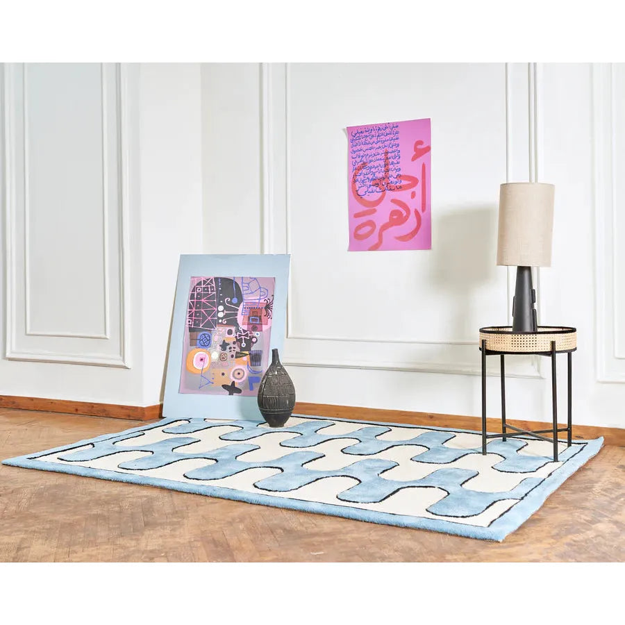 Luna Baby Blue & White - INCA- The Mob Collective