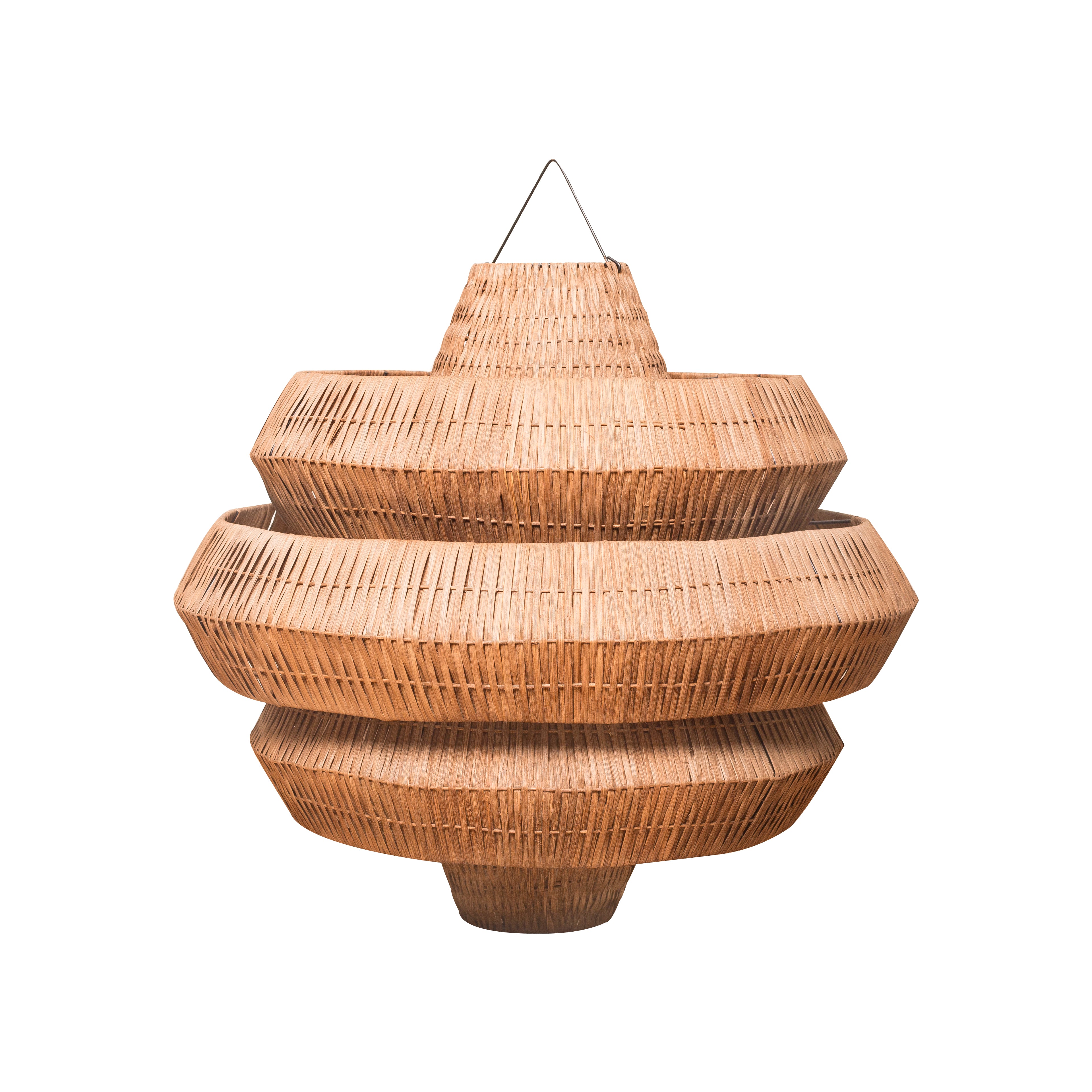 Layered Bamboo Pendant - SNUG- The Mob Collective Layered Bamboo Pendant - SNUG- The Mob Collective