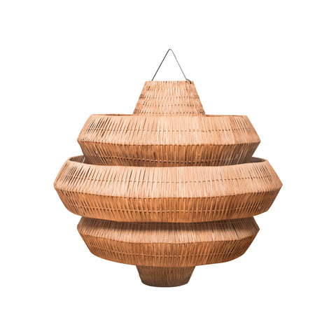 Layered Bamboo Pendant - SNUG- The Mob Collective Layered Bamboo Pendant - SNUG- The Mob Collective