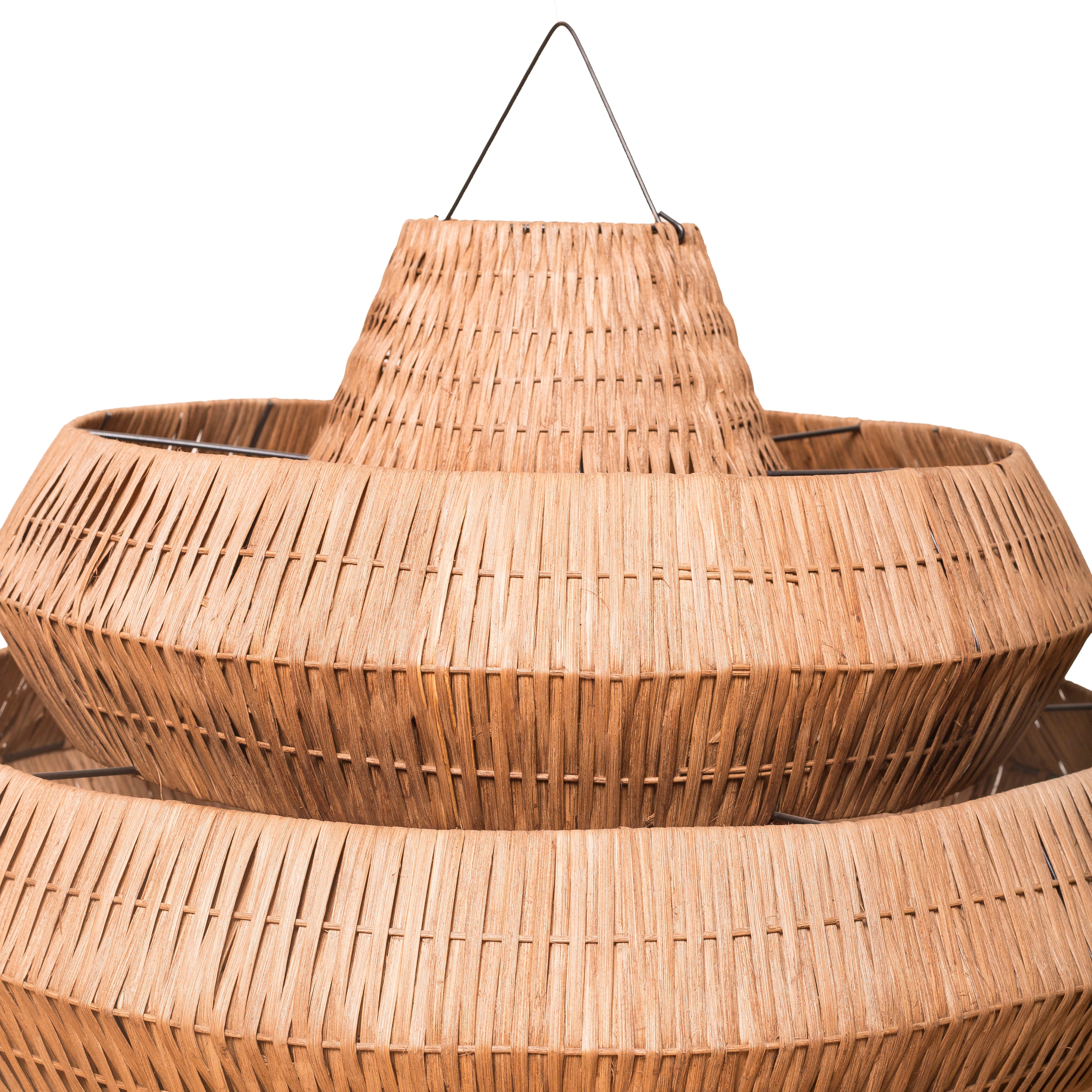 Layered Bamboo Pendant - SNUG- The Mob Collective Layered Bamboo Pendant - SNUG- The Mob Collective