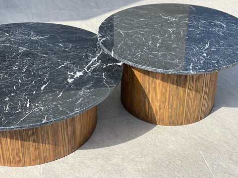 Nested Coffee Table - Afkarna- The Mob Collective Nested Coffee Table - Afkarna- The Mob Collective