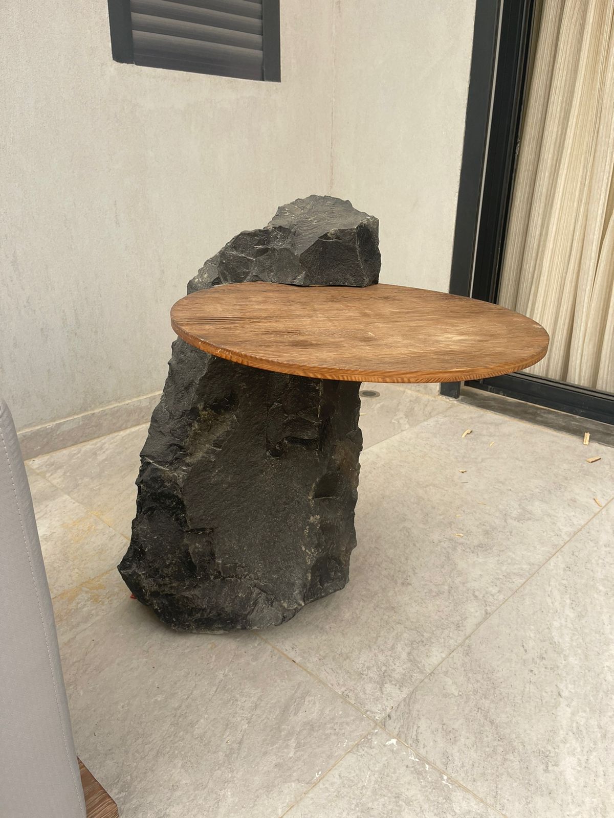 Raw Side Table - Afkarna- The Mob Collective Raw Side Table - Afkarna- The Mob Collective