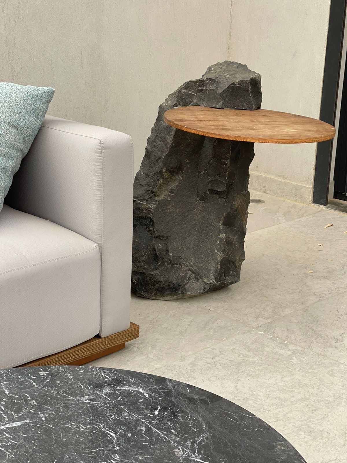 Raw Side Table - Afkarna- The Mob Collective Raw Side Table - Afkarna- The Mob Collective