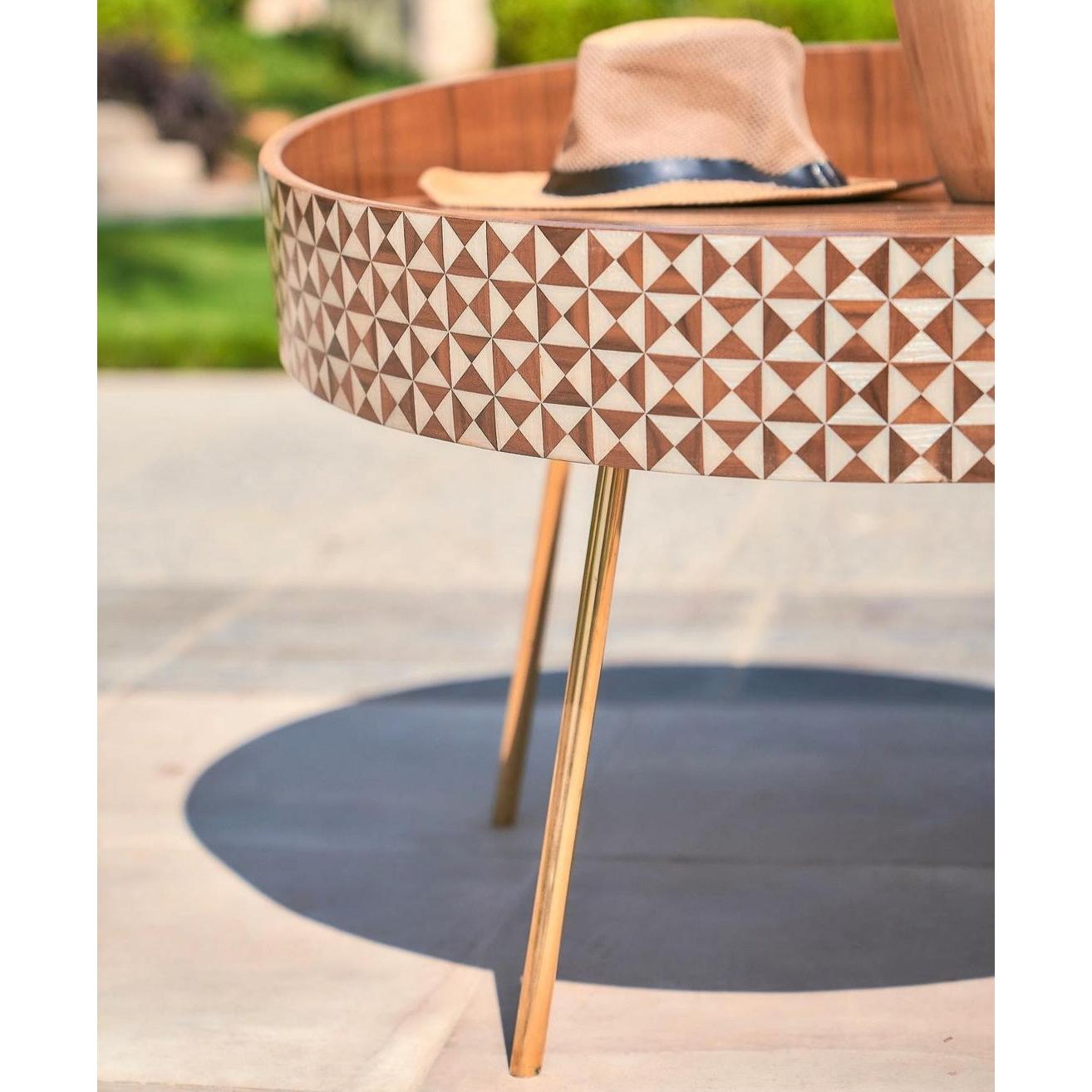 Pearly Brown Coffee Table - Rofoof- The Mob Collective