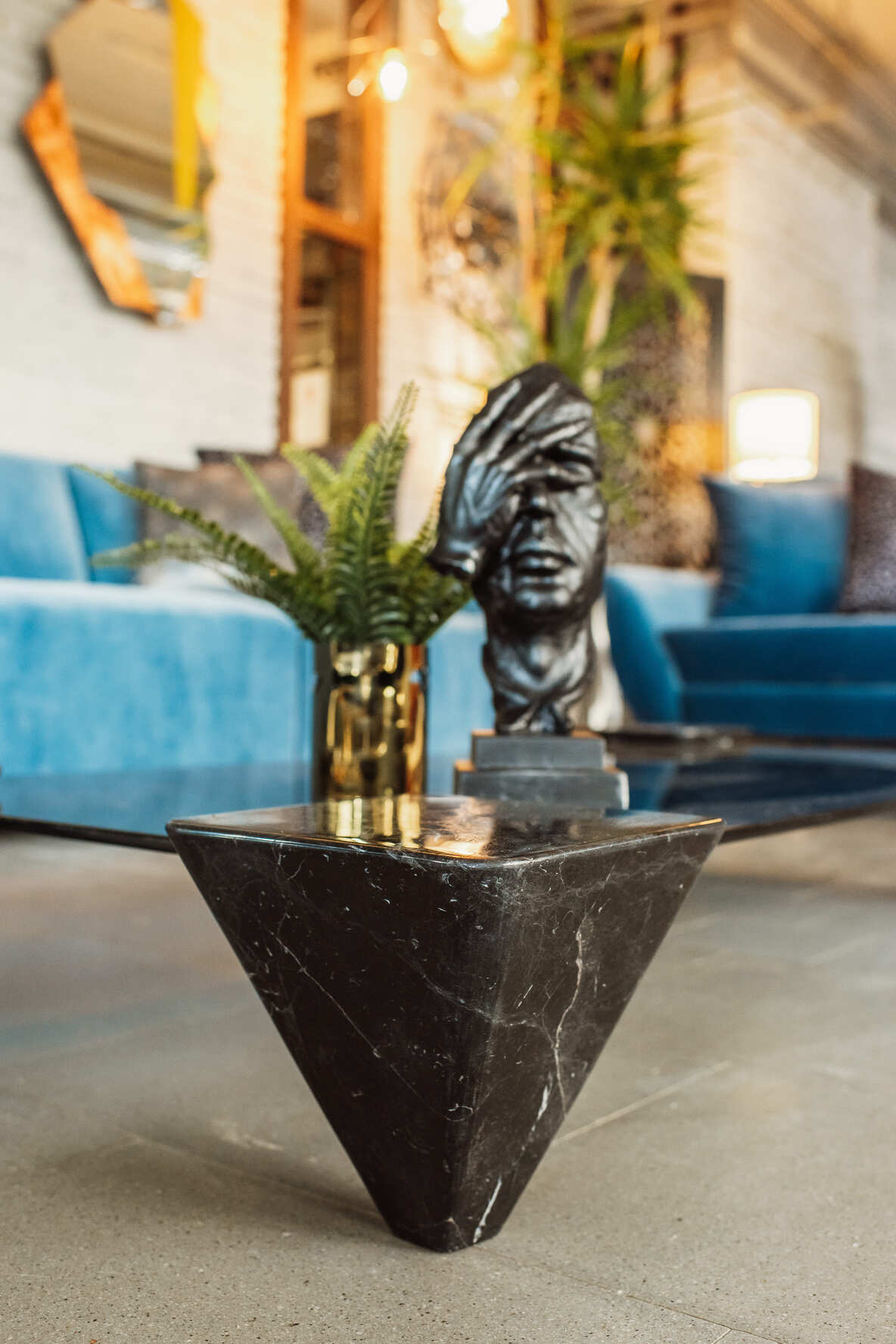 Pyramid Coffee Table - Mahally- The Mob Collective Pyramid Coffee Table - Mahally- The Mob Collective