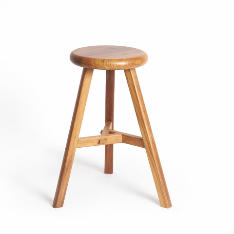 Teak Stool - THE SPRING PROJECT- The Mob Collective Teak Stool - THE SPRING PROJECT- The Mob Collective