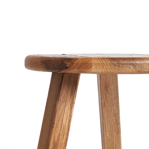 Oak Stool - THE SPRING PROJECT- The Mob Collective Oak Stool - THE SPRING PROJECT- The Mob Collective