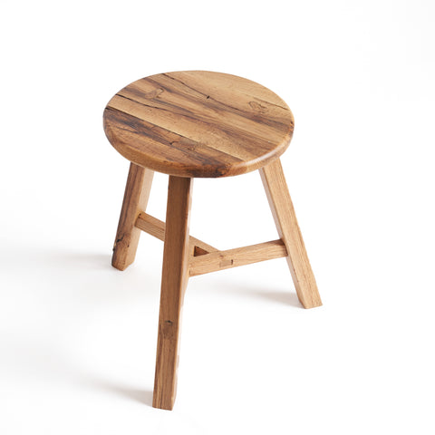 Oak Stool - THE SPRING PROJECT- The Mob Collective Oak Stool - THE SPRING PROJECT- The Mob Collective