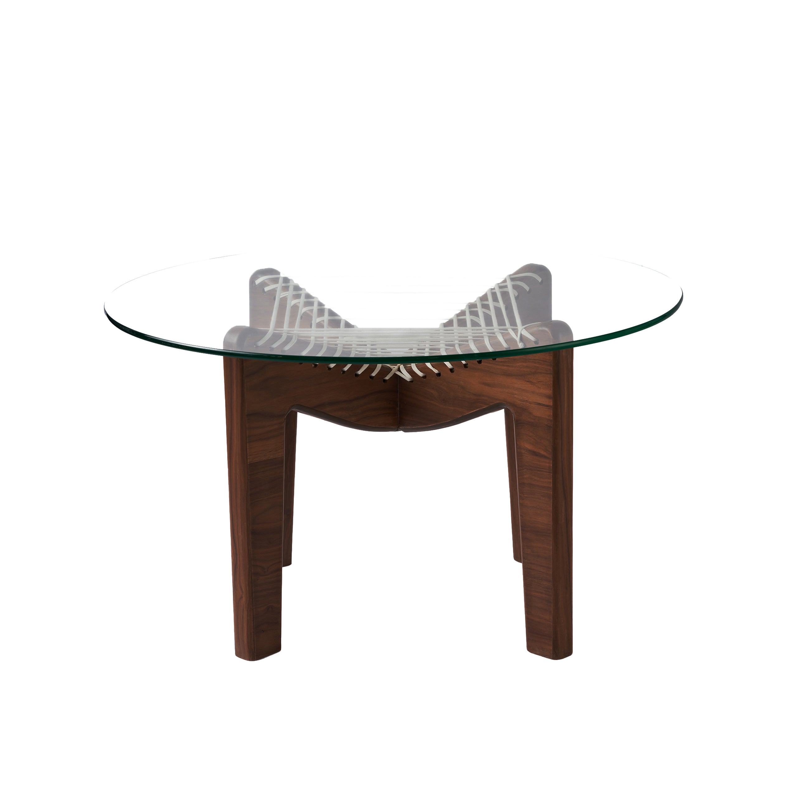 Walnut Rope Table - MAISON KA- The Mob Collective Walnut Rope Table - MAISON KA- The Mob Collective