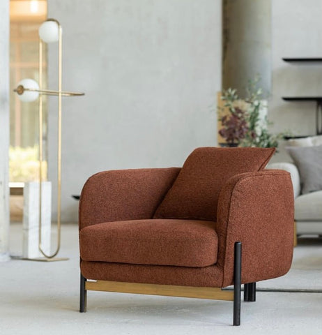Portofino Round Archair Boucle - The Mob Collective- The Mob Collective Portofino Round Archair Boucle - The Mob Collective- The Mob Collective