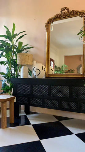 Carved Sideboard - THE SPRING PROJECT- The Mob Collective Carved Sideboard - THE SPRING PROJECT- The Mob Collective