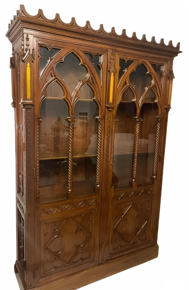 Victorian gothic deals bookcase