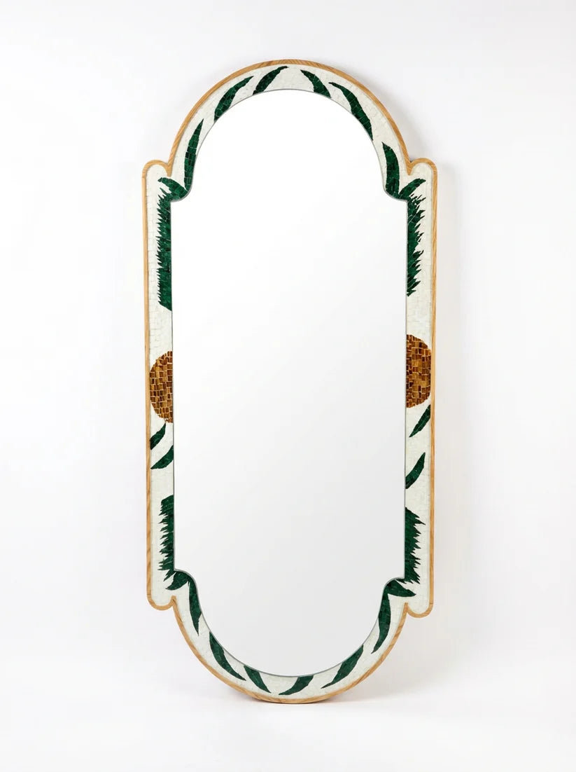 Lotus Mosaic Mirror